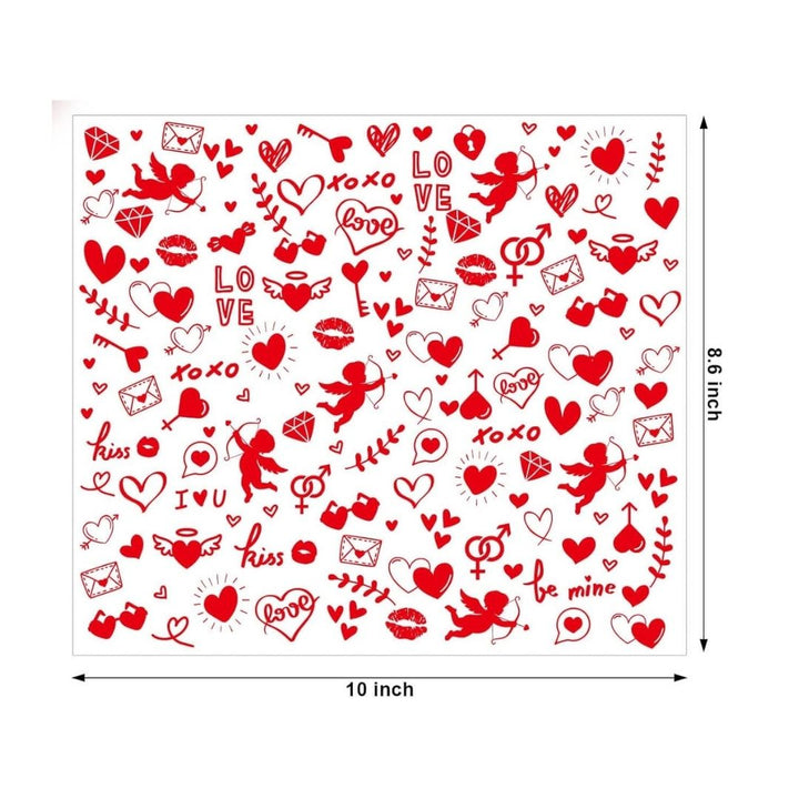 Valentine’s Day Wax Paper - 10 Sheets