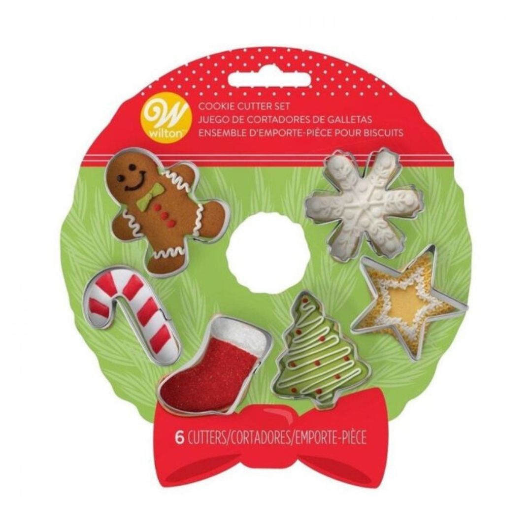 Wilton Mini Christmas Cookie Cutters, Set of 6