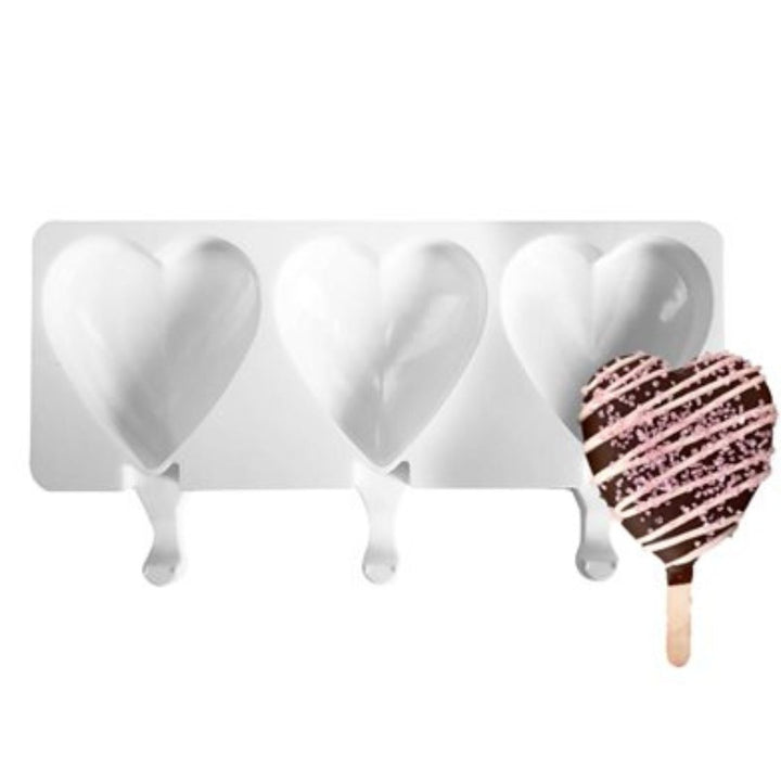 Heart Shape Silicone Cakesicle Mold