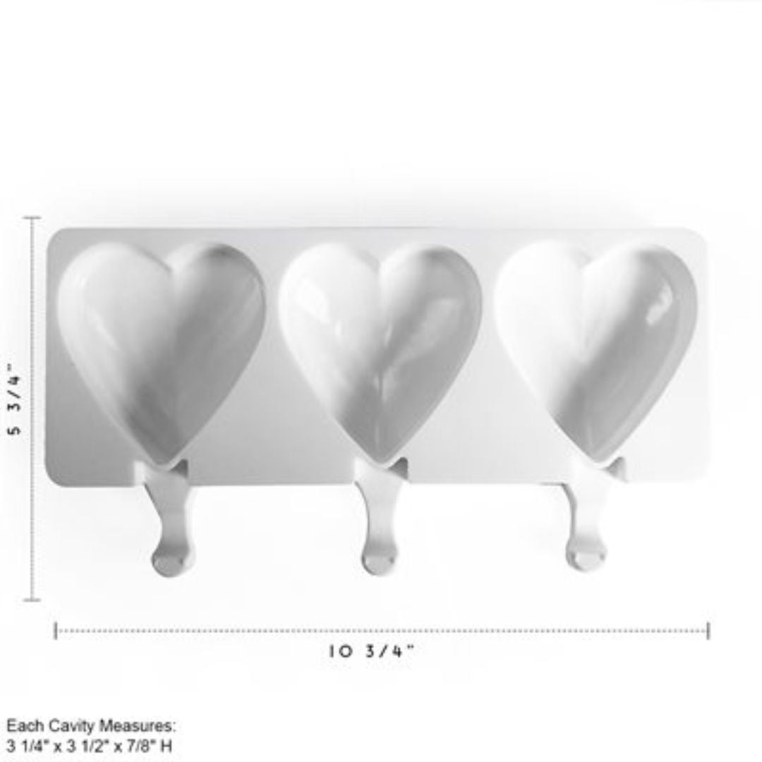 Heart Shape Silicone Cakesicle Mold