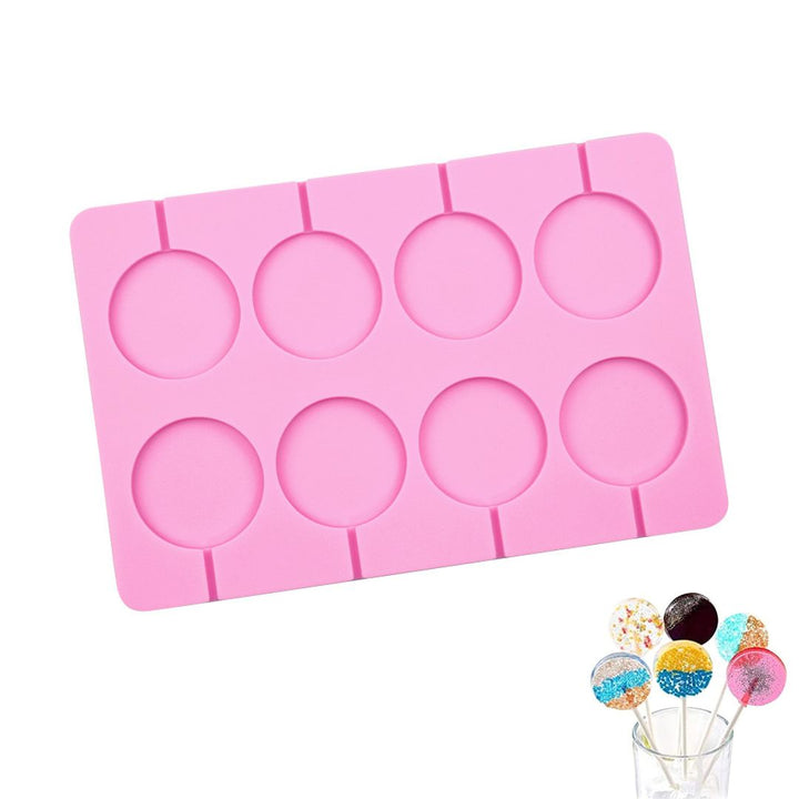 Silicone Lollipop Mold - 8 Cavity